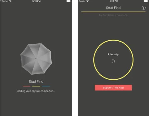 Stud finder metal detector app for ios iphone