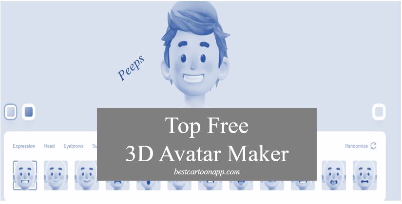 Free Interactive 3D Avatar Maker without Watermark, Commercial Use